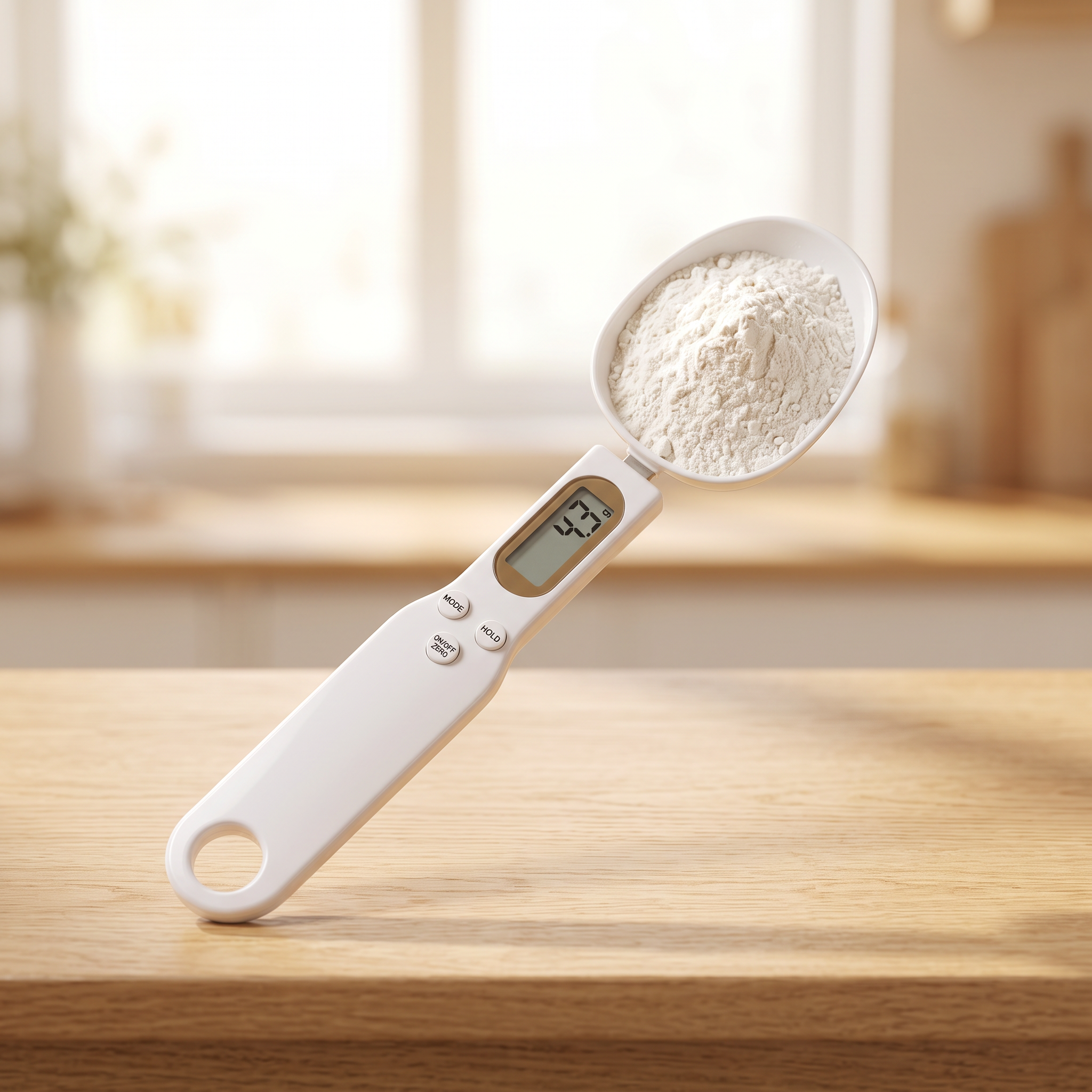 Łyżka z wagą – elektroniczna waga kuchenna 0,1–500 g z wyświetlaczem LCD